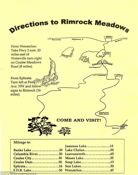 Bring your campers and enjoy all the surrounding lakes!. . Rimrock meadows lot map